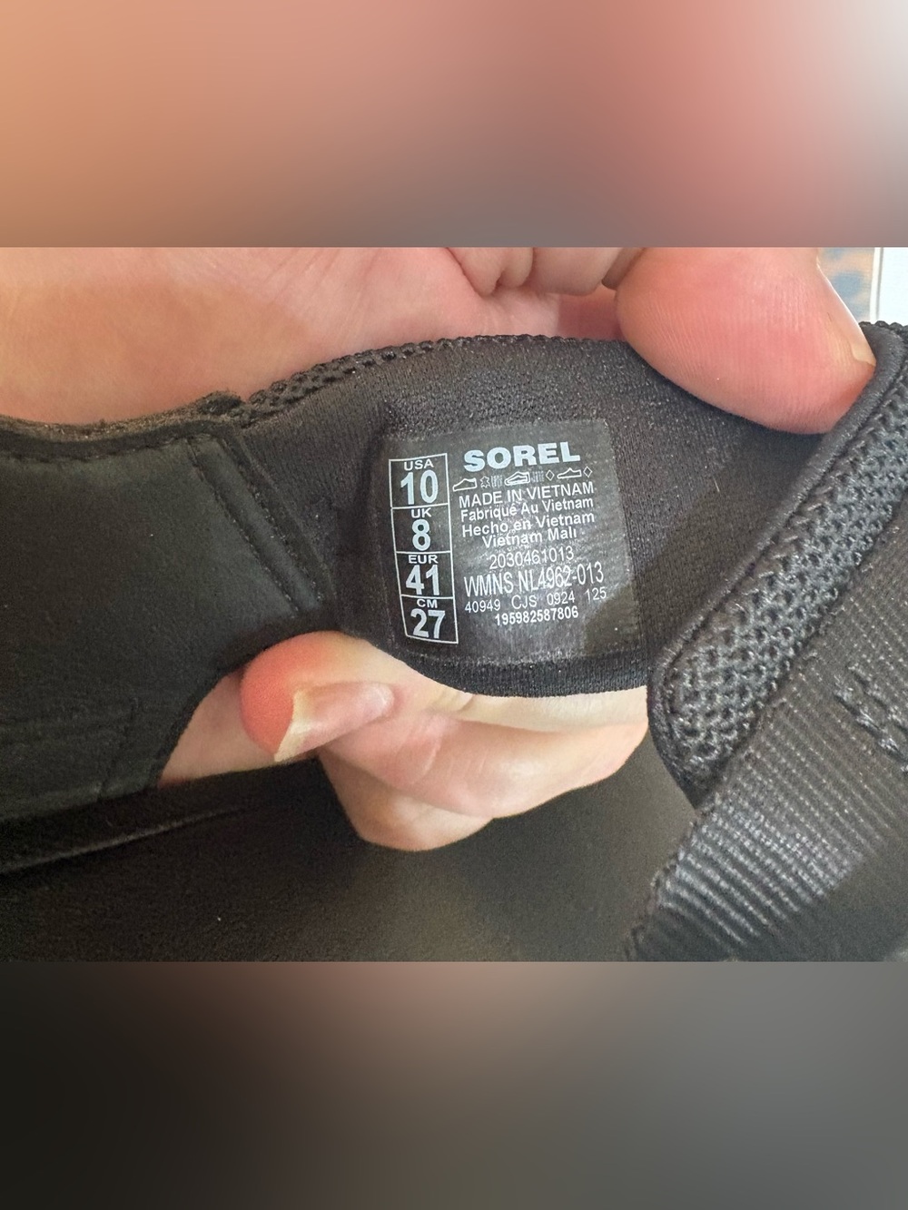 Sorel Kinetic Impact Y-Strap High Wedge Sandal, Size 10 - Picture 9 of 10